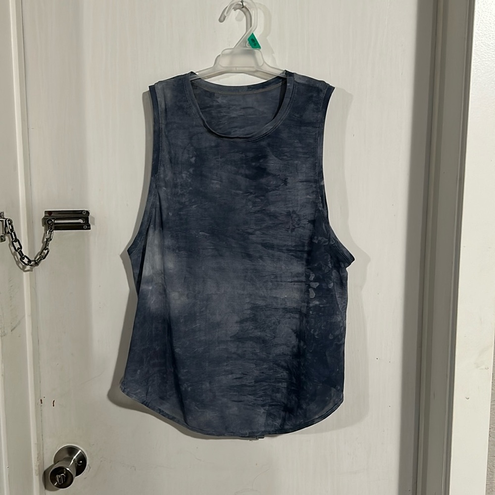 Halara Mesh Workout Tank with Back Slit